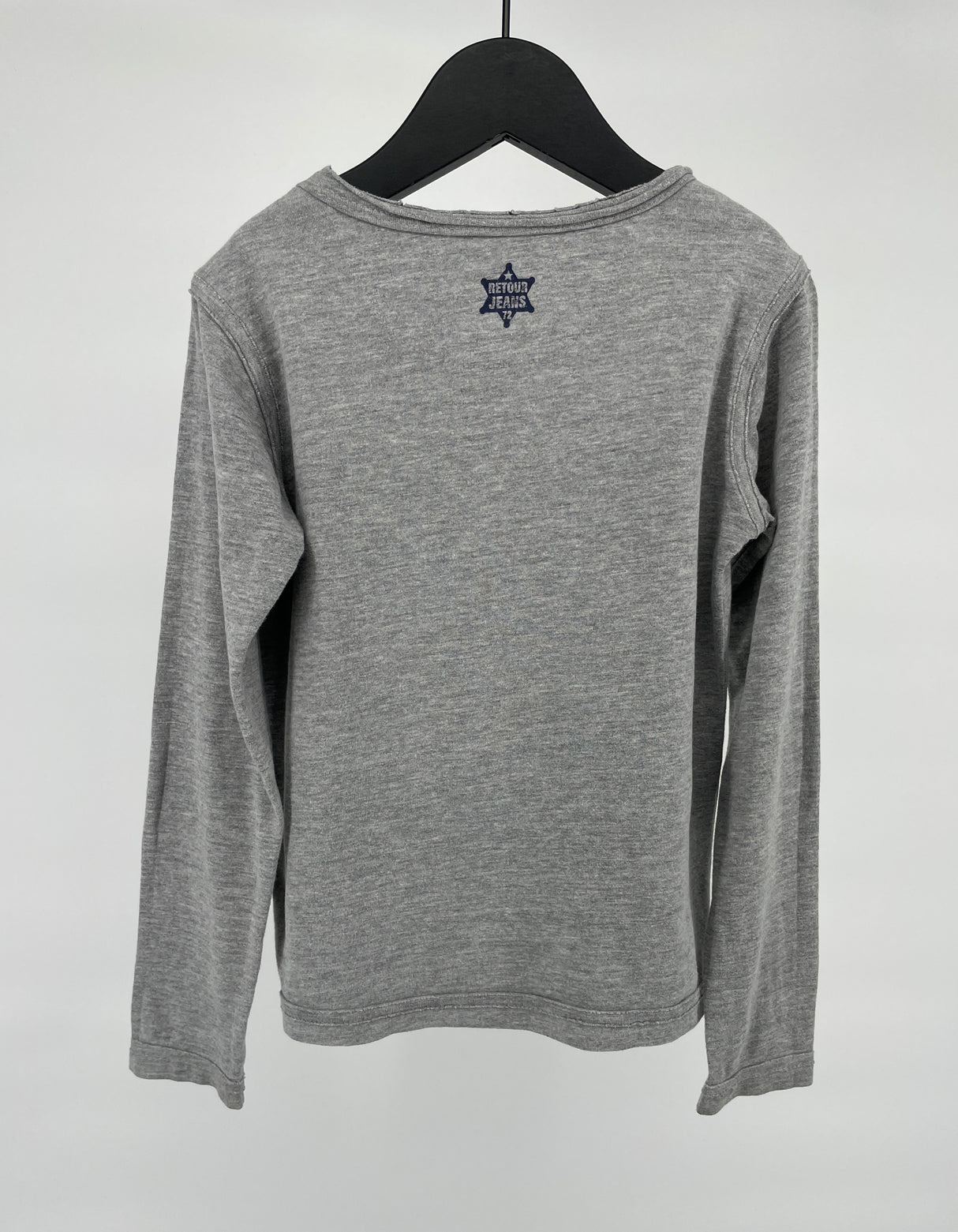 Longsleeve Grijs Moustache Maat 98