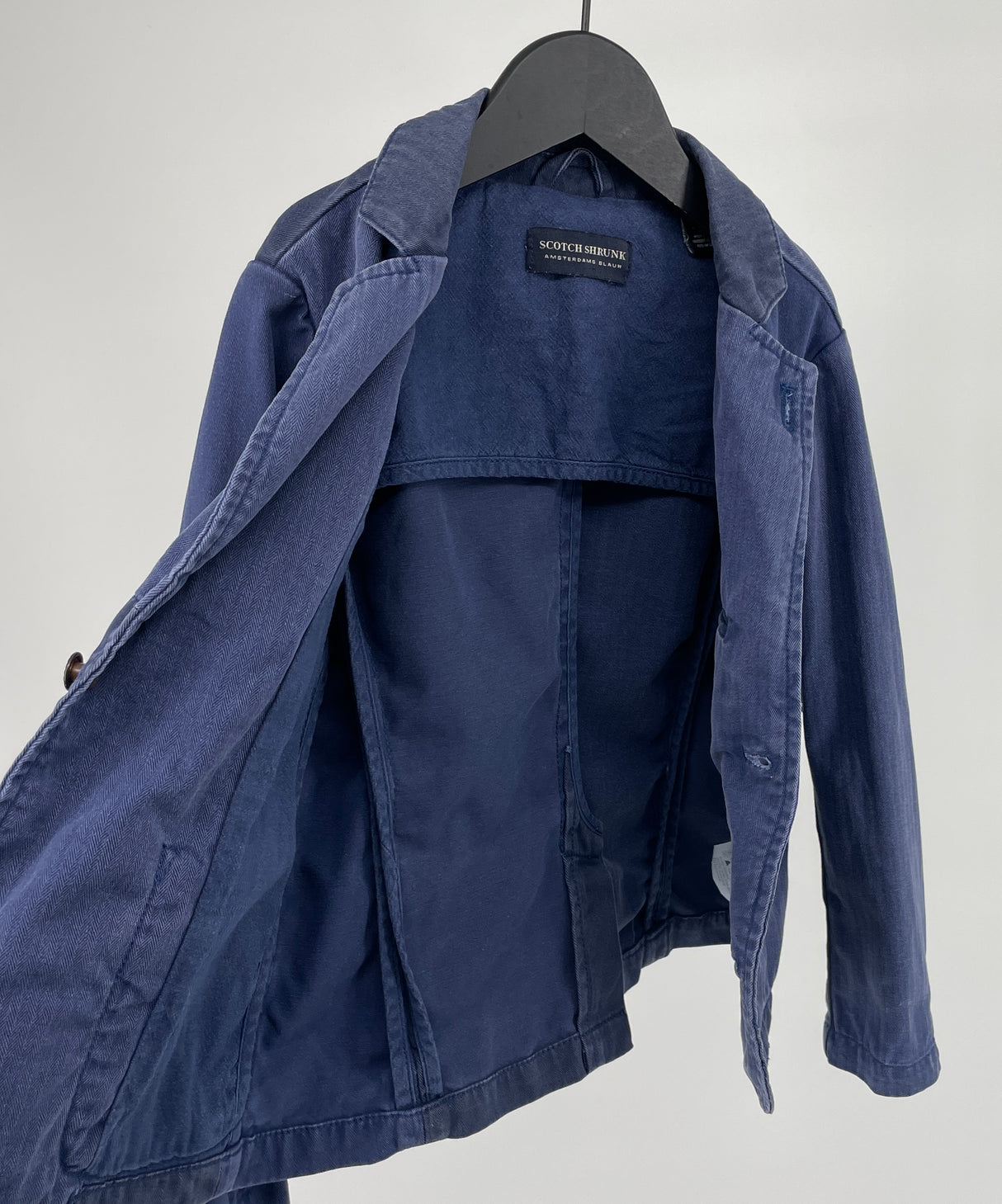 Jas Colbert Blauw Denim Maat 104