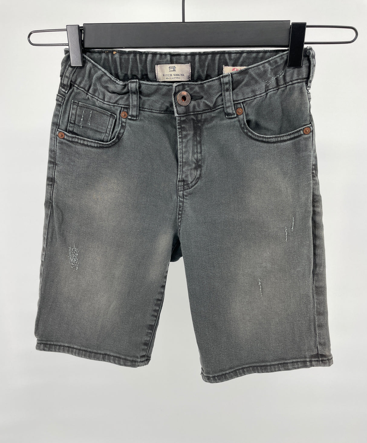 Korte Broek Grijs Denim Maat 140
