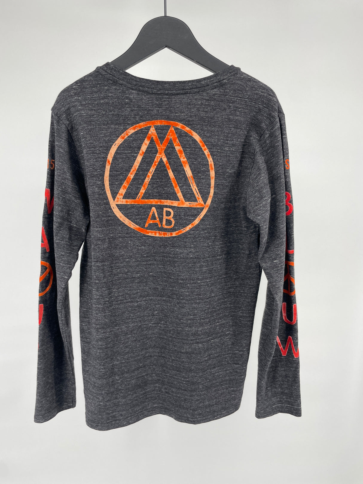 Longsleeve Grijs met Print Maat 152