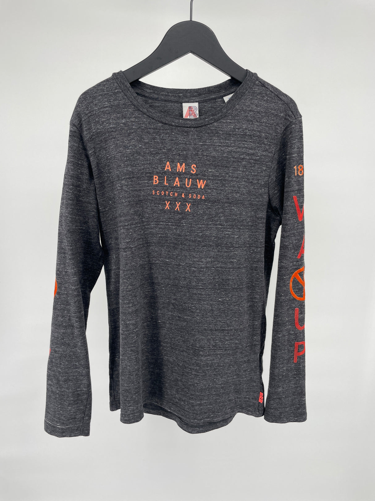 Longsleeve Grijs met Print Maat 152