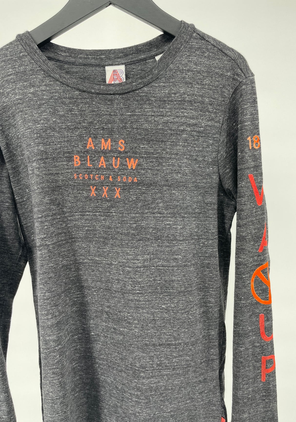 Longsleeve Grijs met Print Maat 152