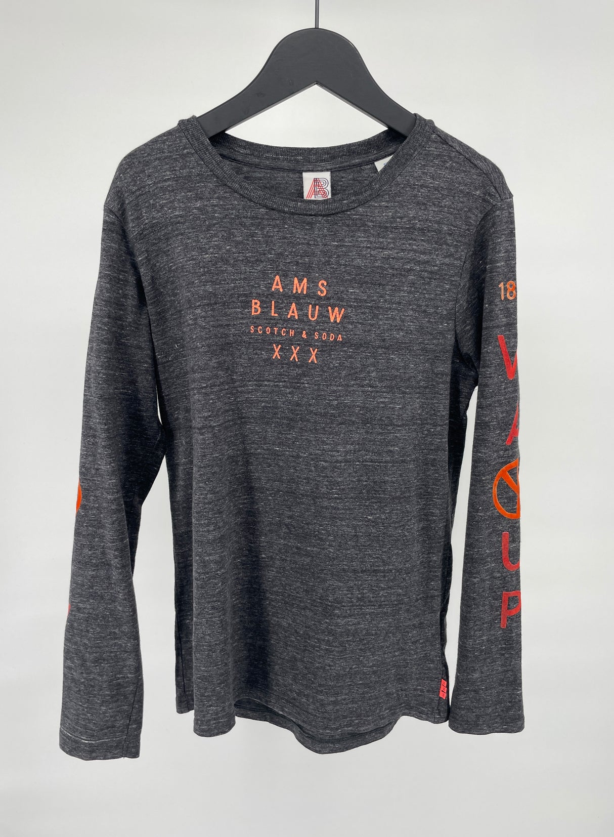 Longsleeve Grijs met Print Maat 152