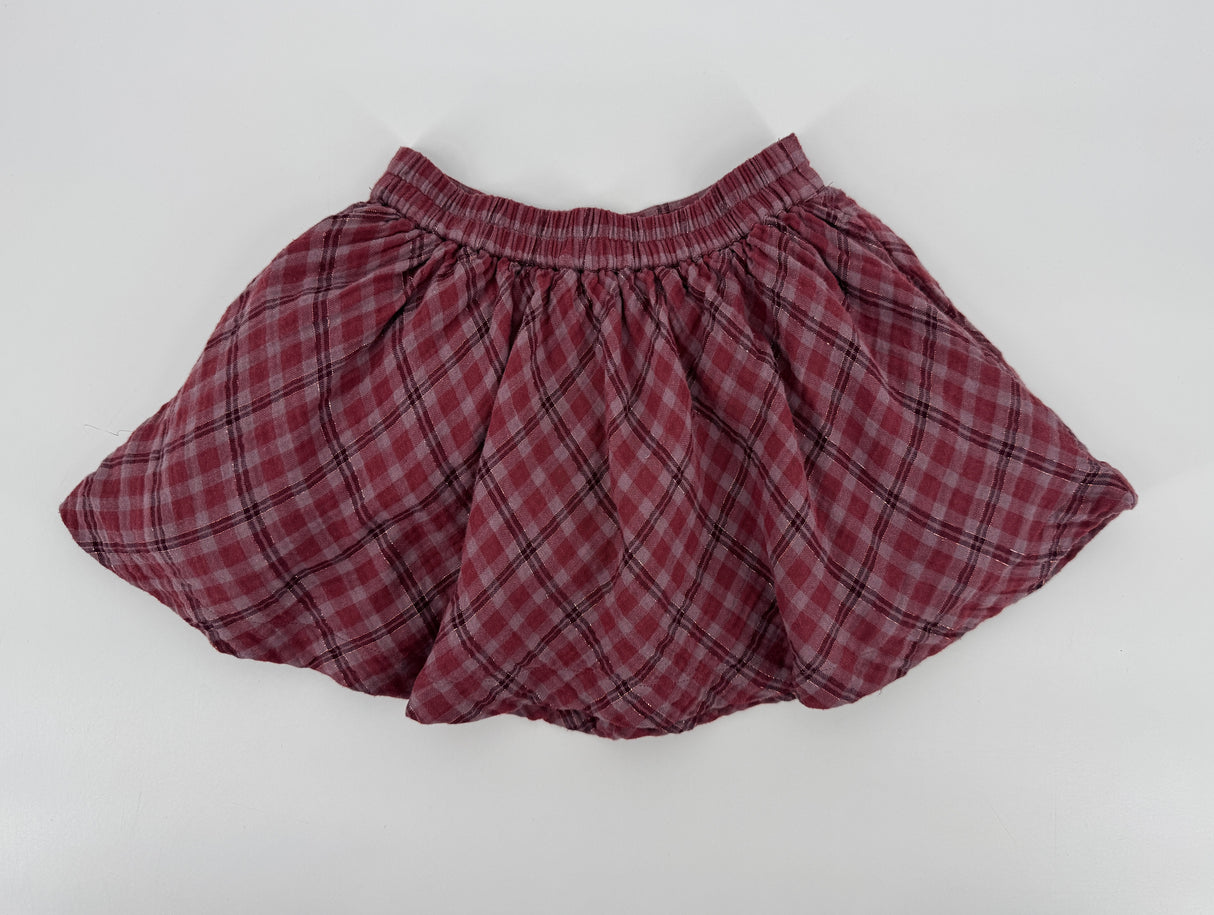 Rokje Paars Geruit Maat 110 / 116