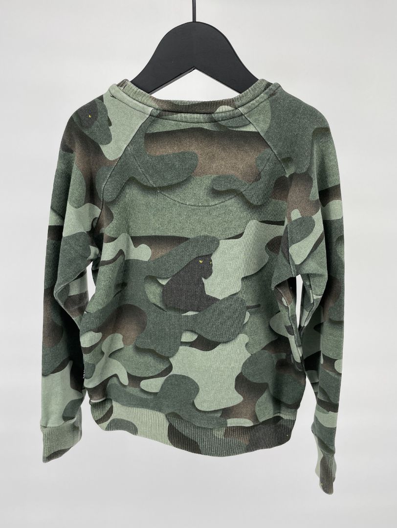 Trui Groen Camouflage Panter Maat 104