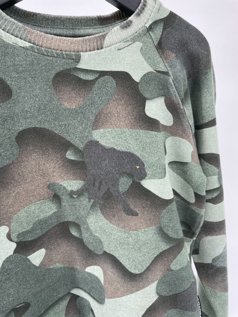 Trui Groen Camouflage Panter Maat 104