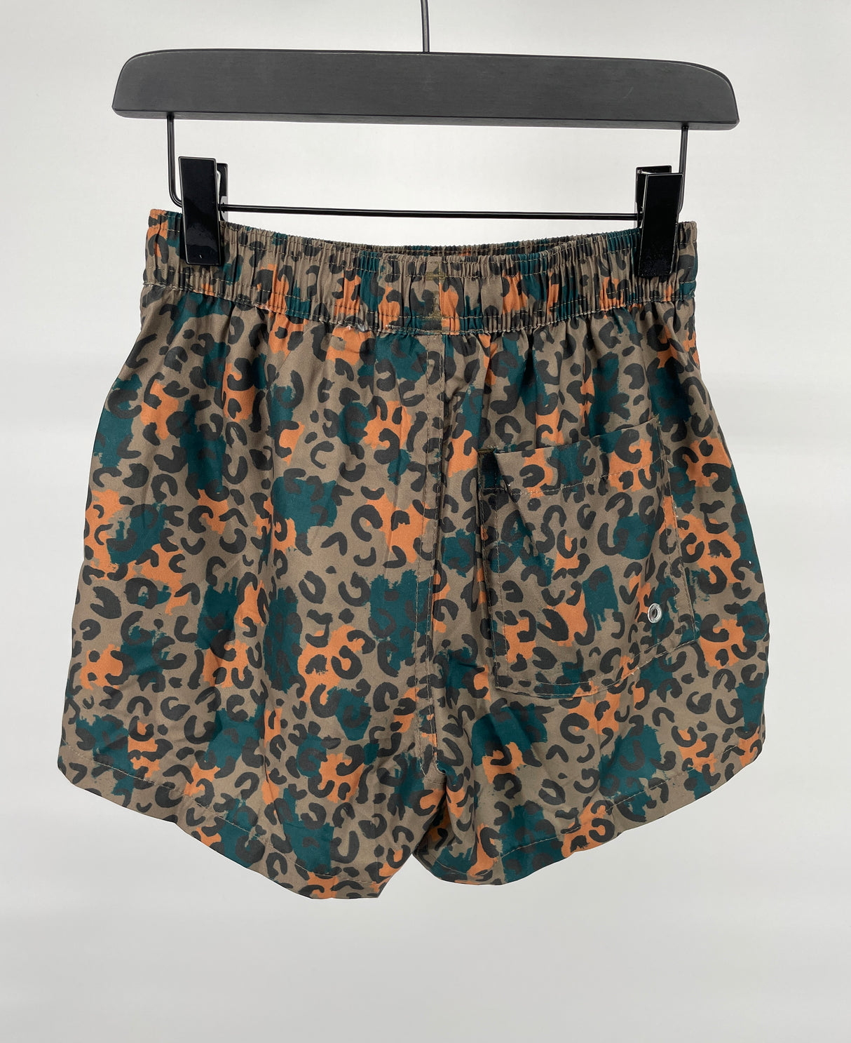 Zwembroek Groen Camouflage Print