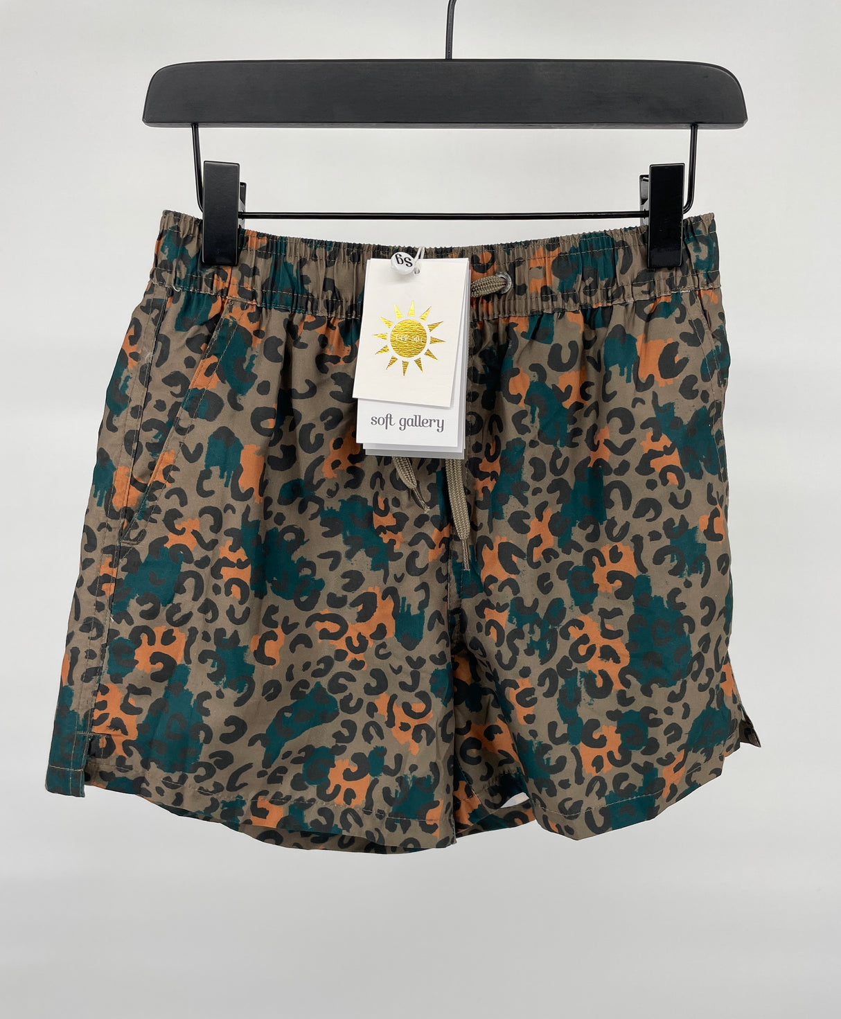 Zwembroek Groen Camouflage Print