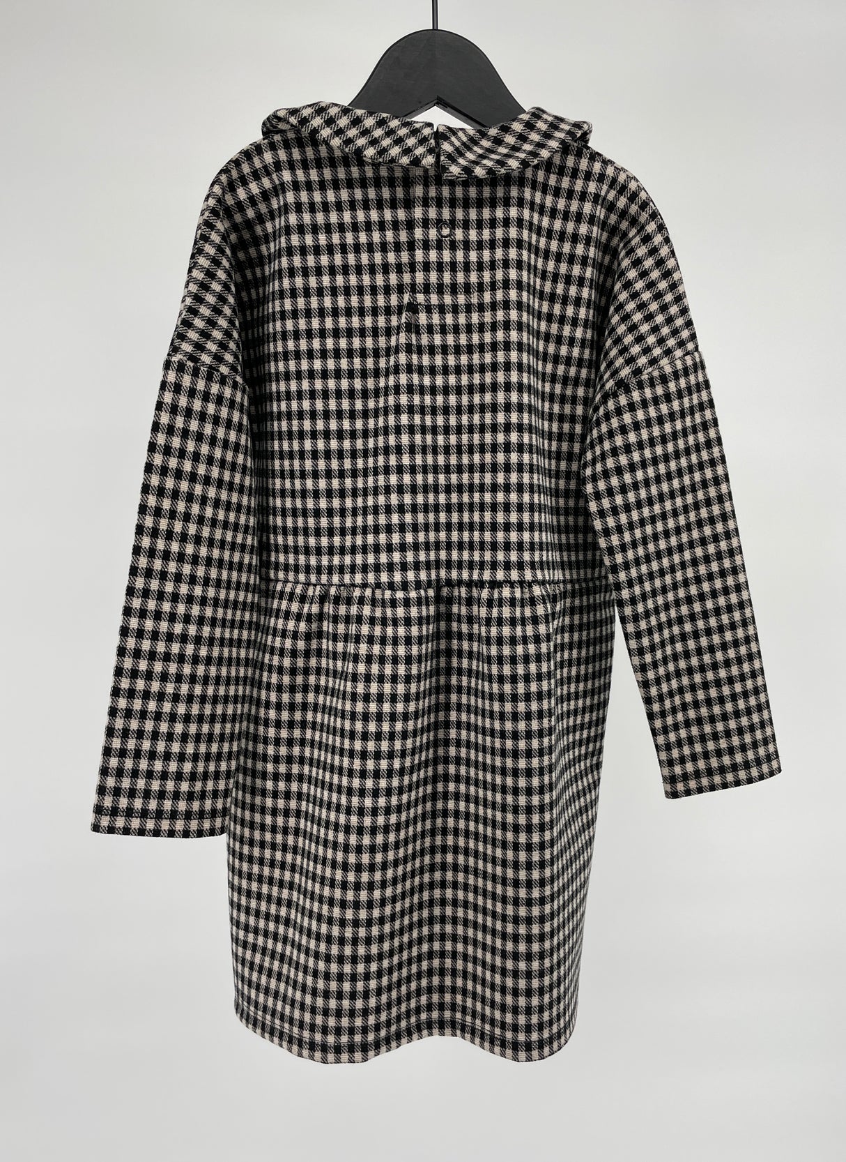 Jurk Zwart Beige Geblokt Maat 110