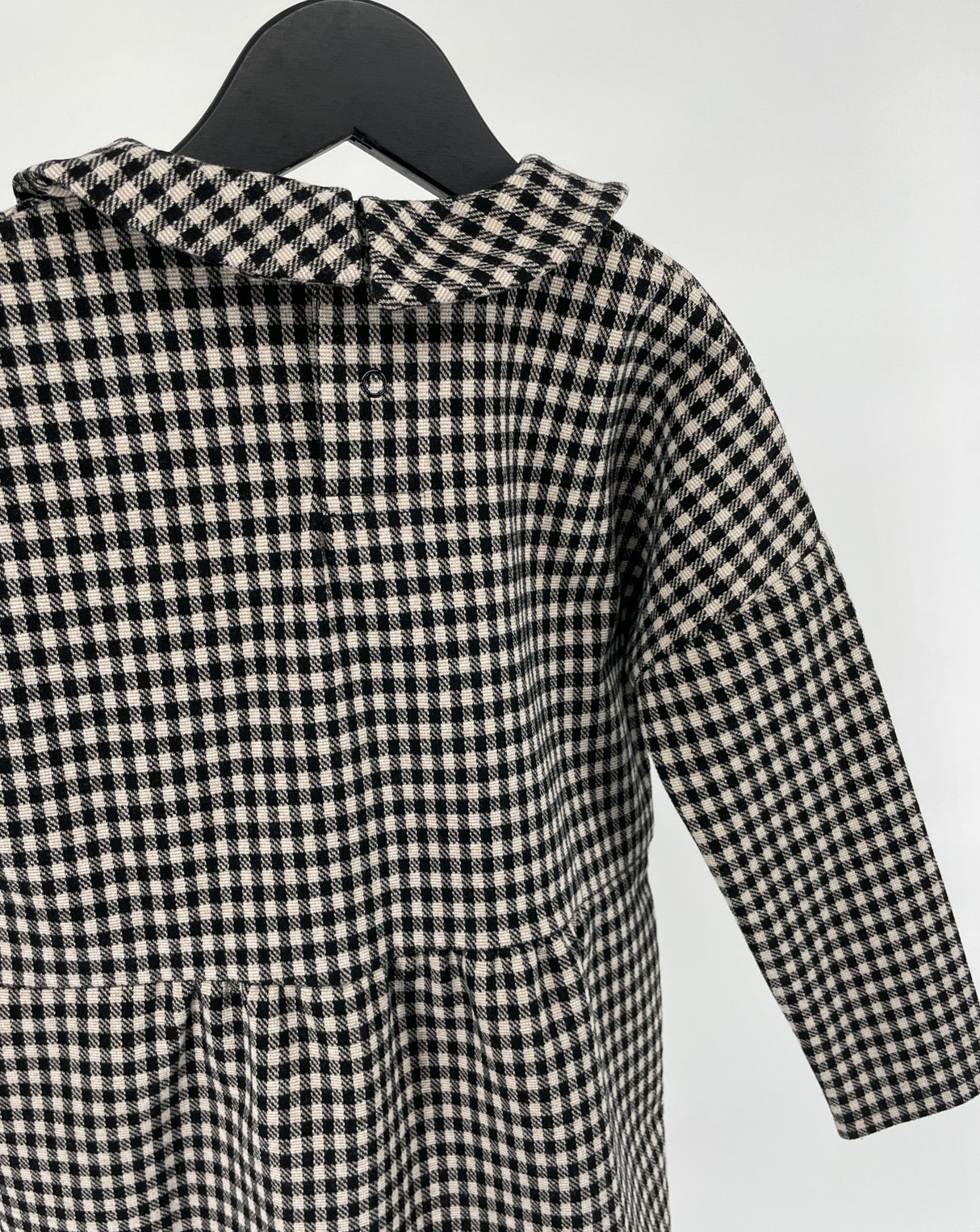 Jurk Zwart Beige Geblokt Maat 110