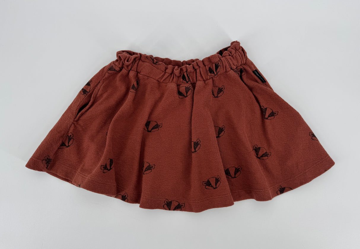 Rokje Bruin Dassen Maat 104