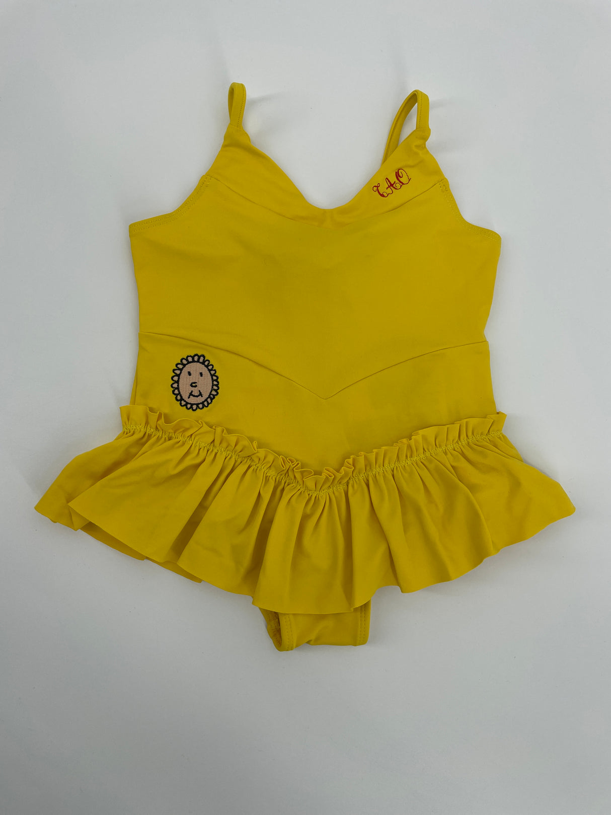 Badpak Geel Roesjes UPF 50+ Maat 98