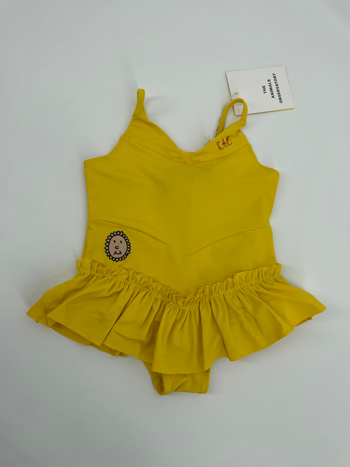 Badpak Geel Roesjes UPF 50+ Maat 98