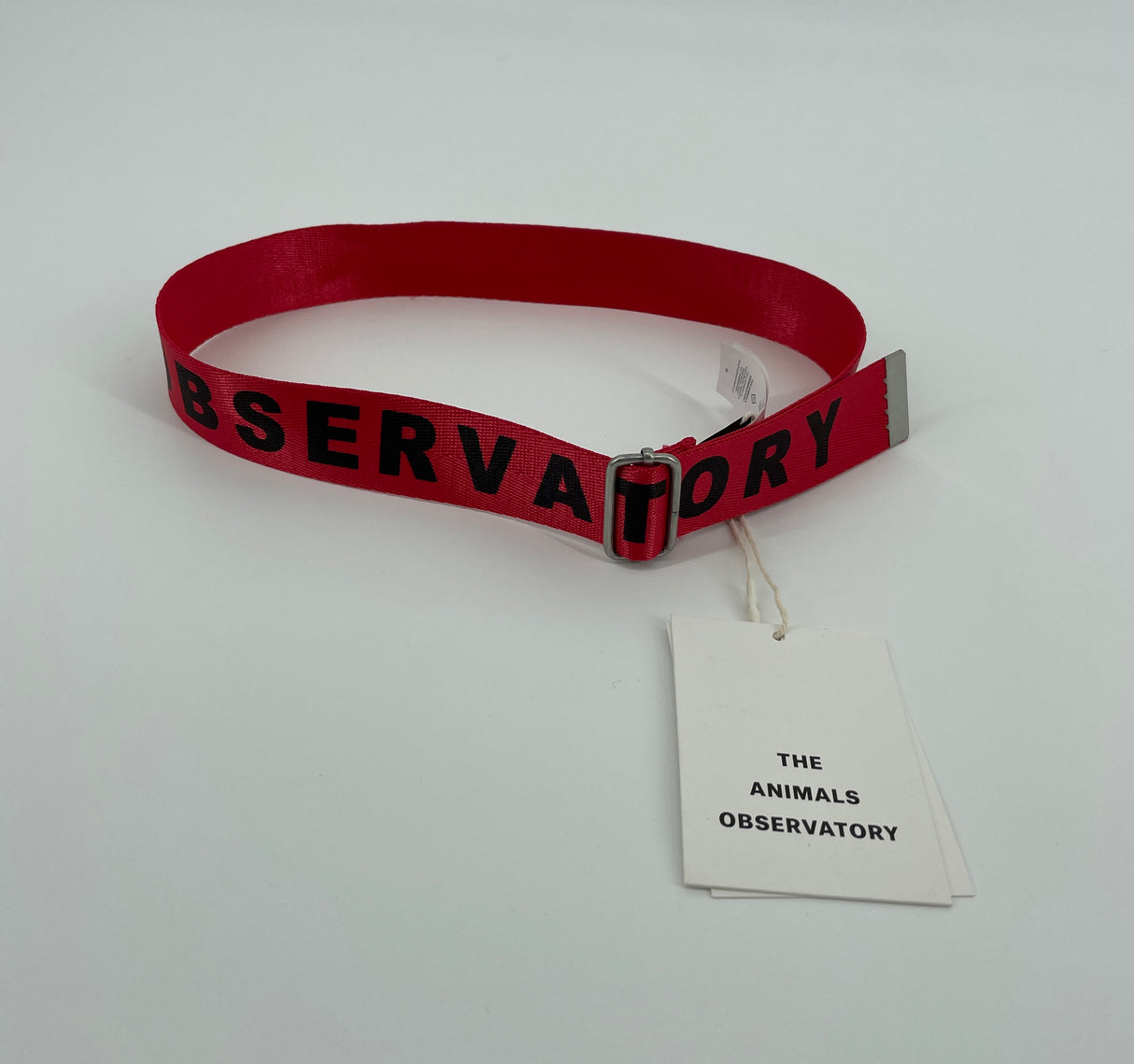 Riem Rood met Logo Tekst