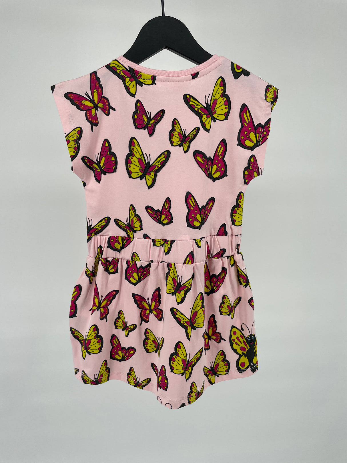 Jurk Roze Vlinders Maat 92 / 98