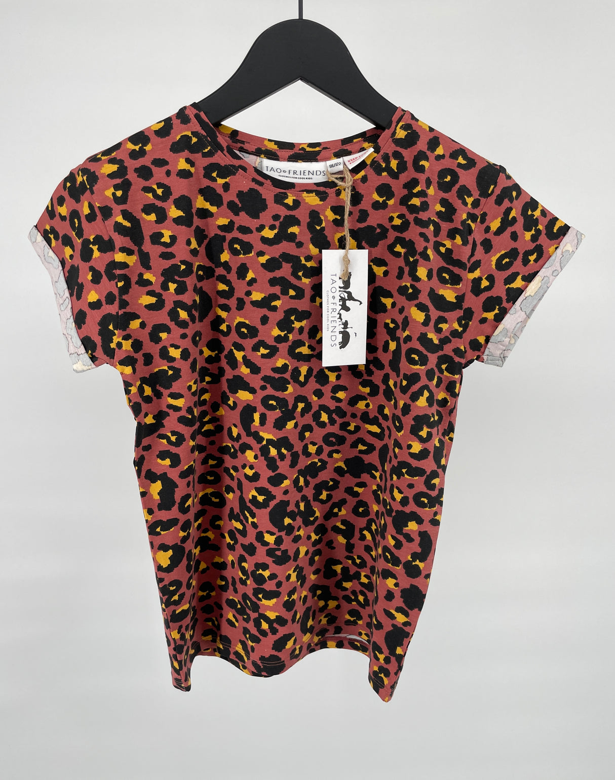 T-shirt Rood Luipaard