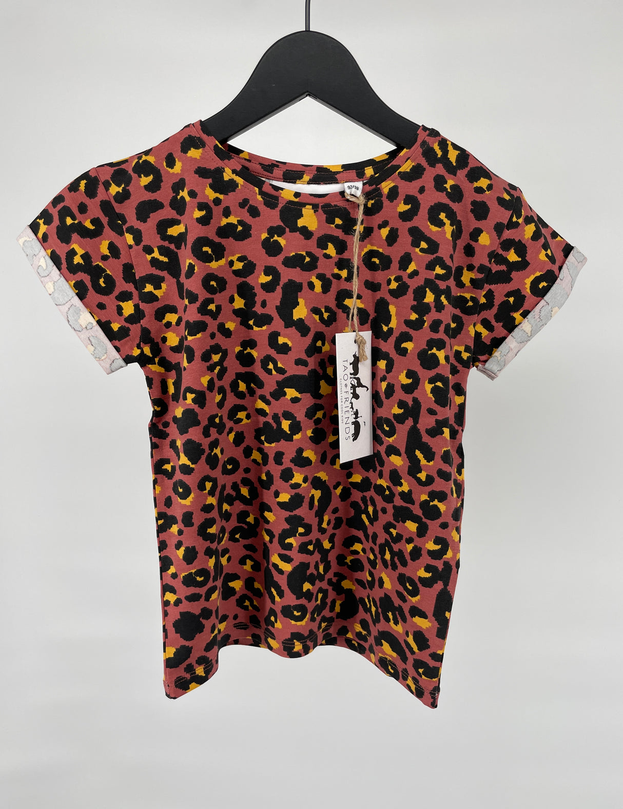 T-shirt Rood Luipaard