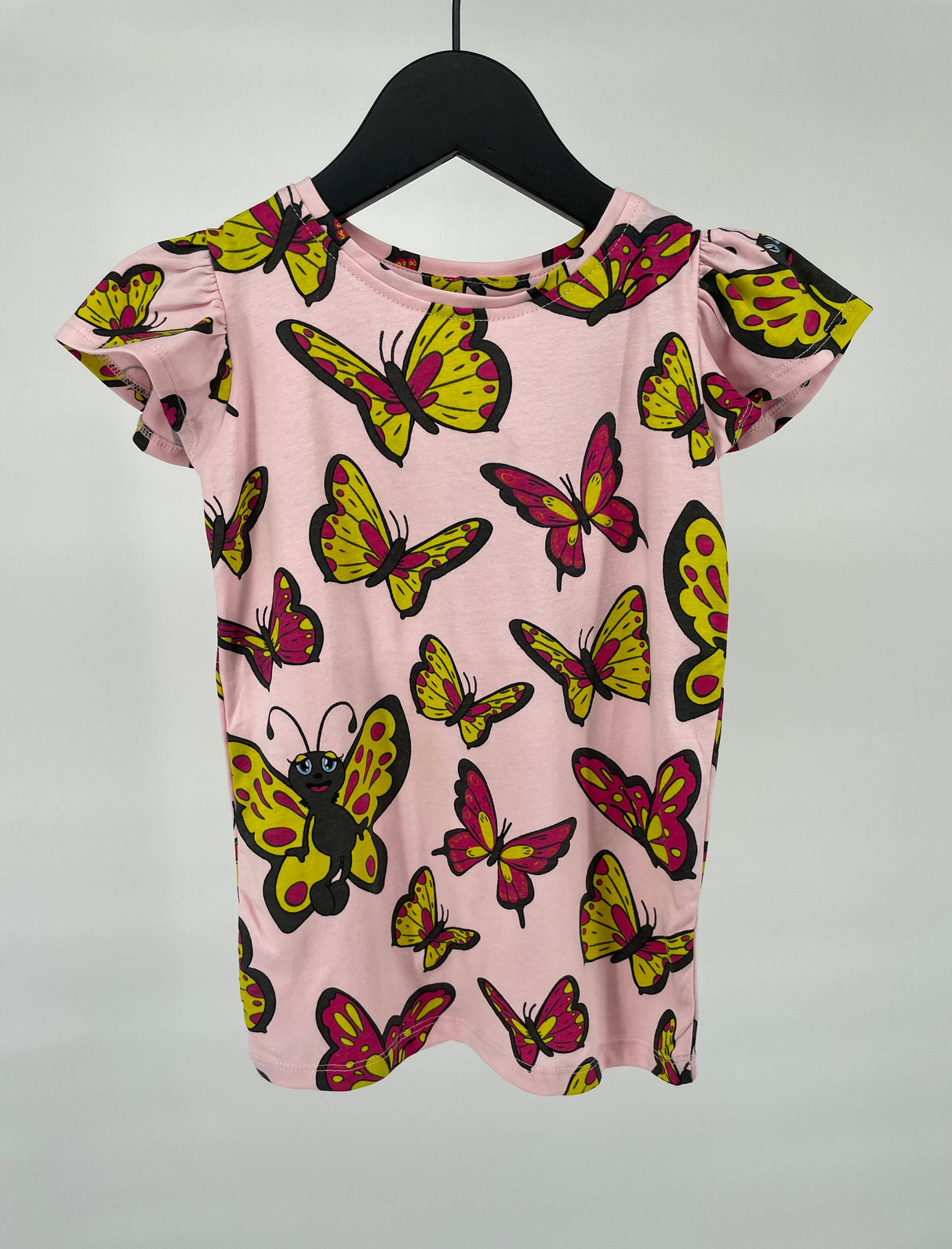 T-shirt Roze Vlinders Maat 92 / 98