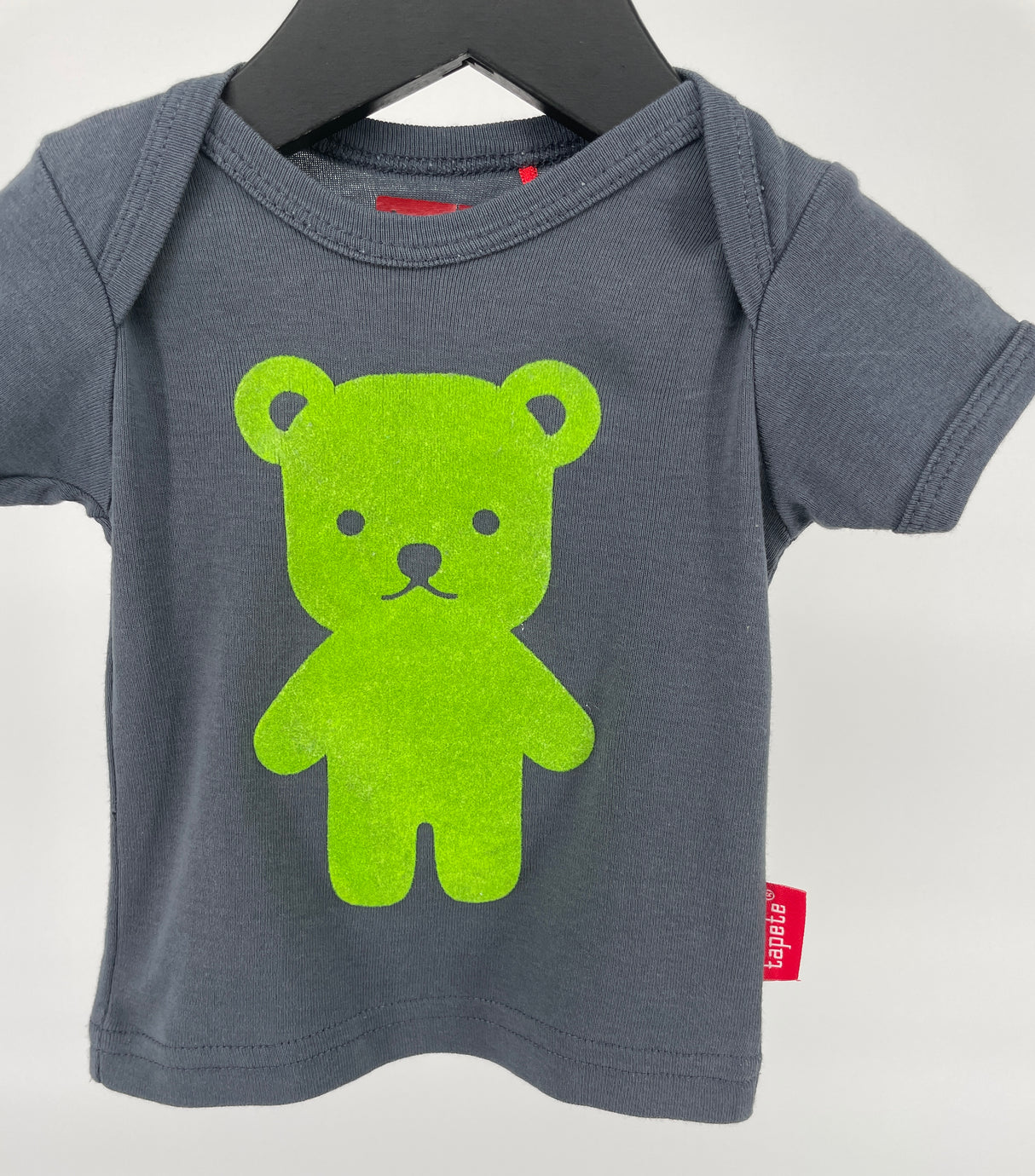 T-shirt Grijs met Beer Maat 62 / 68