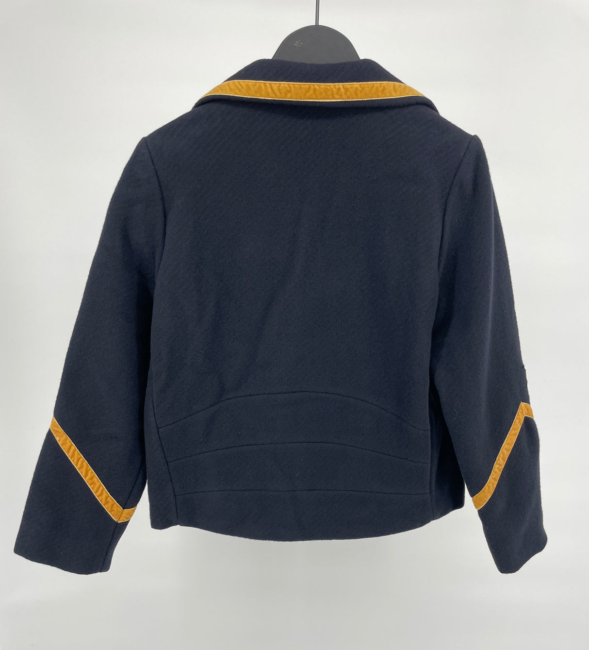 Jas Donkerblauw Wol 128