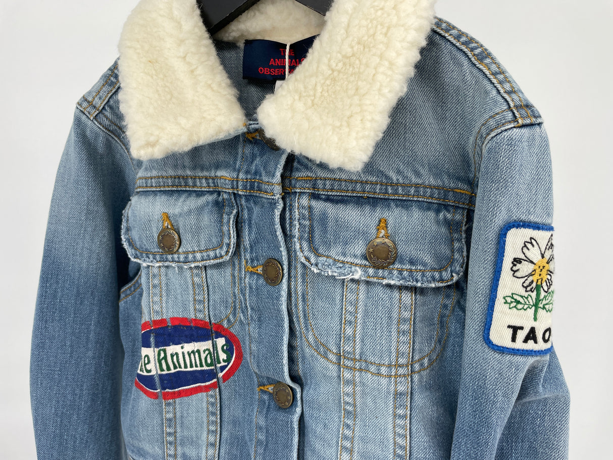 Spijkerjasje Blauw Denim Maat 98