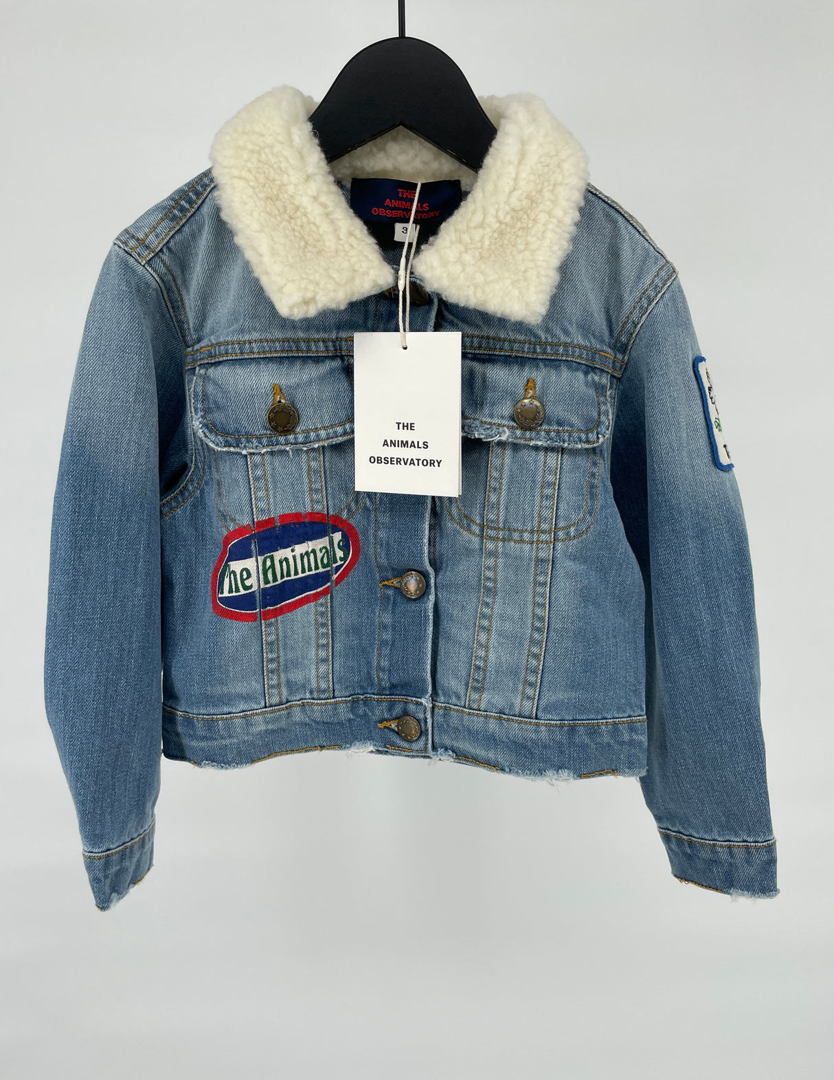 Spijkerjasje Blauw Denim Maat 98