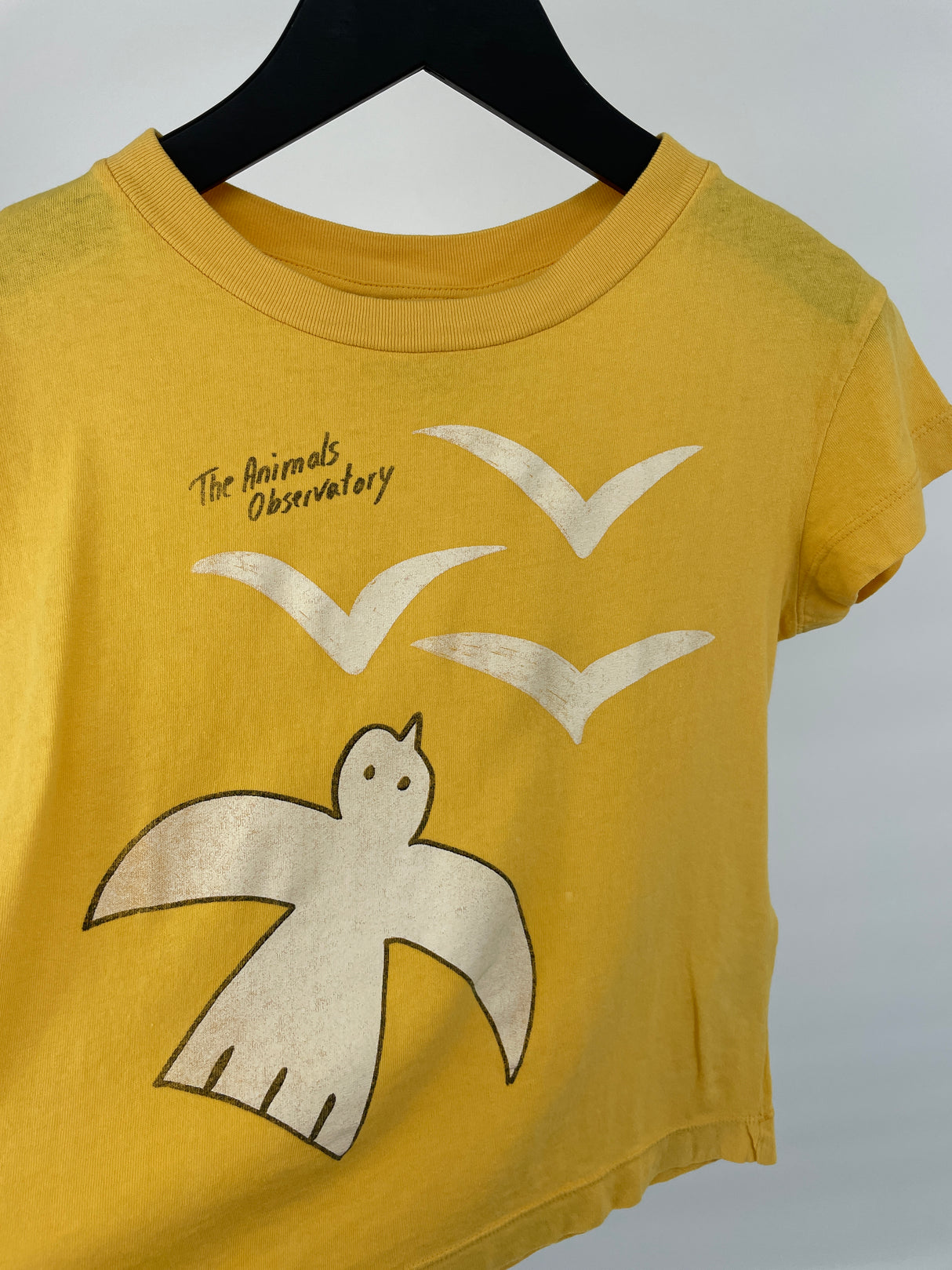 T-shirt Geel Vogel Maat 104