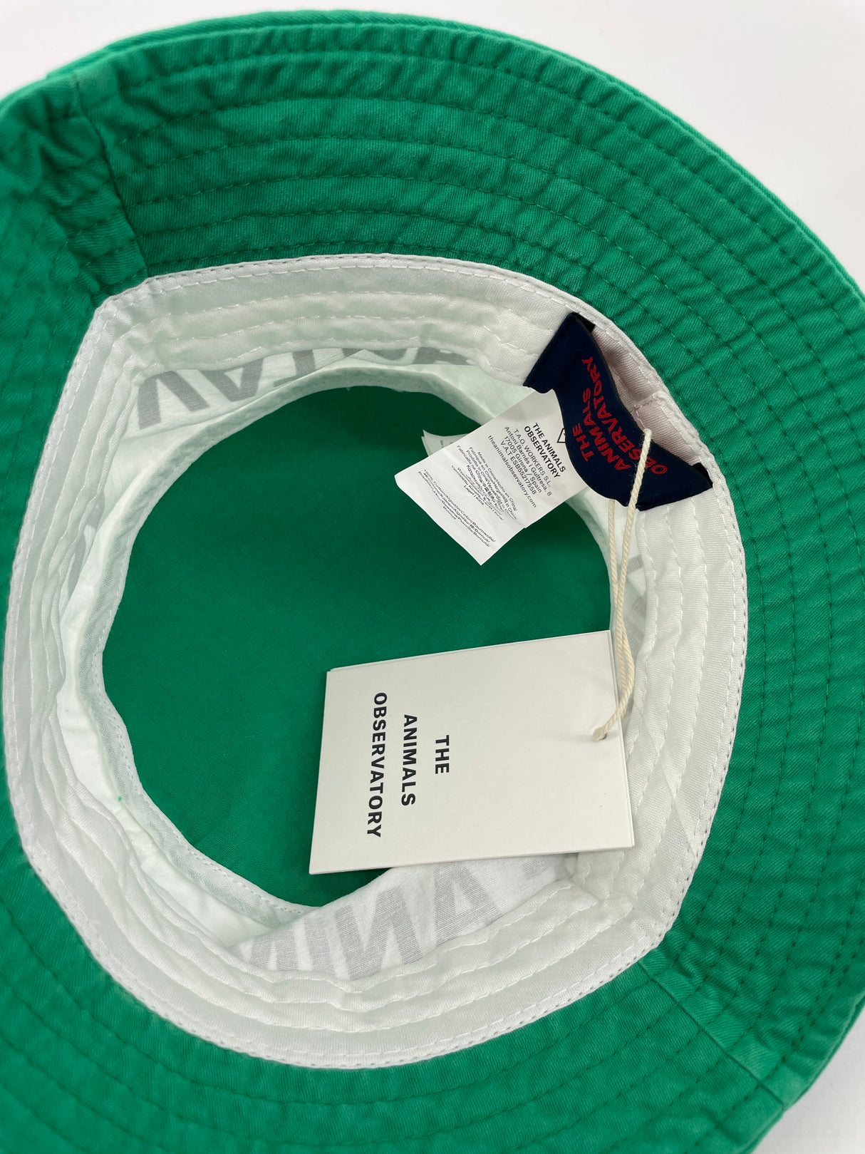 Vissershoedje Groen Wit Logo