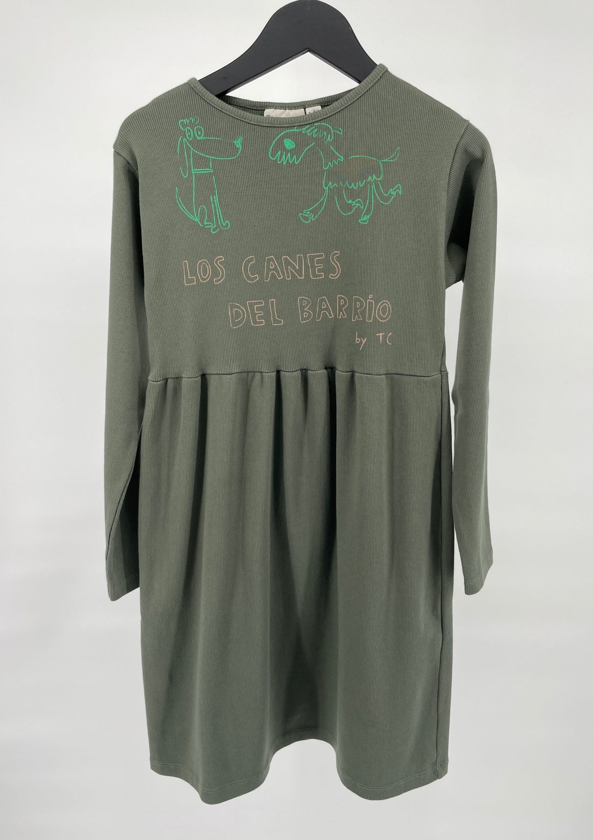 Jurk Groen Honden Maat 128