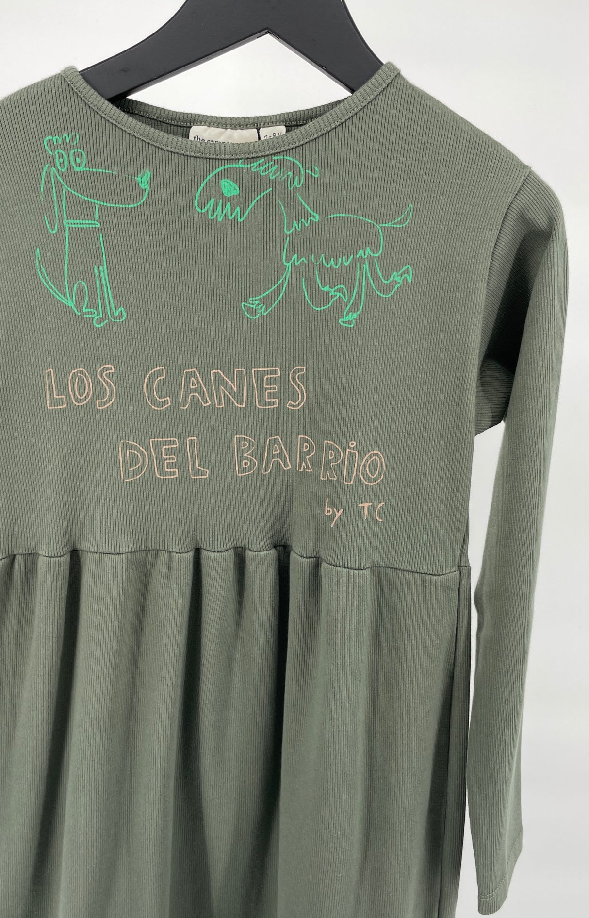 Jurk Groen Honden Maat 128