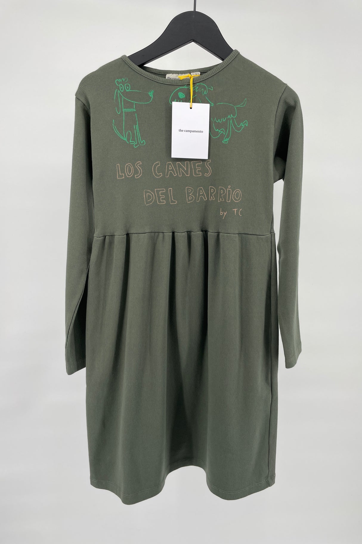 Jurk Groen Honden Maat 128