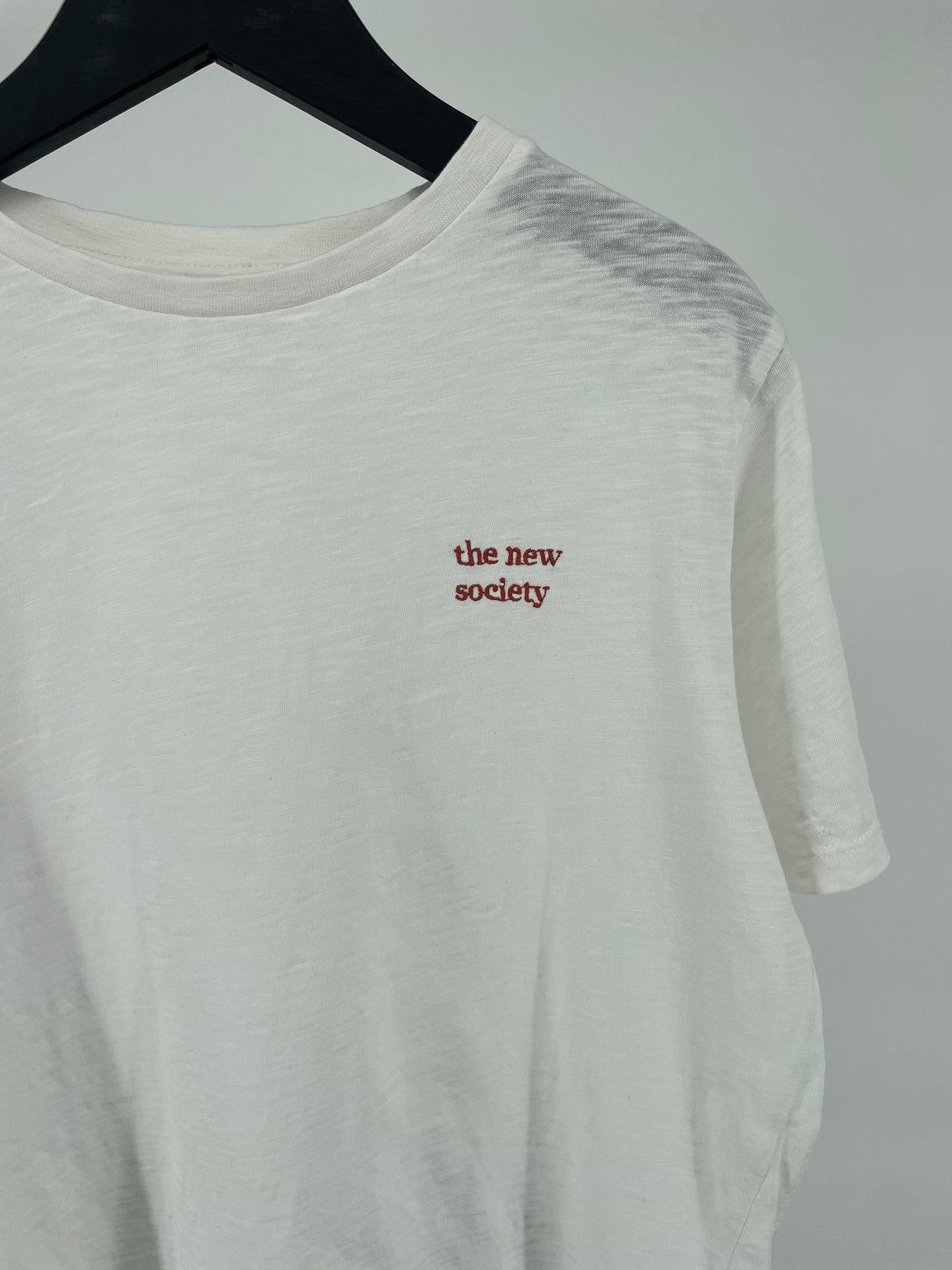 T-shirt Wit Logo Tee Caramel Maat 152