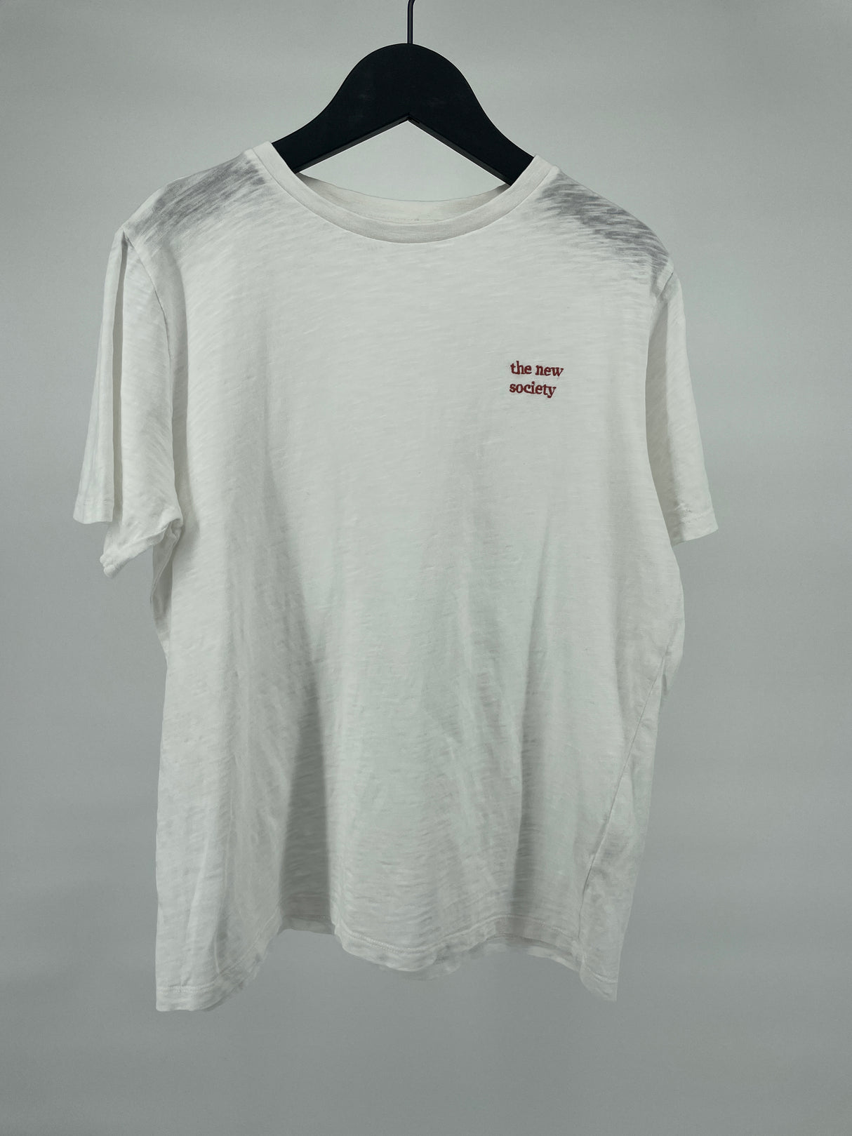 T-shirt Wit Logo Tee Caramel Maat 152