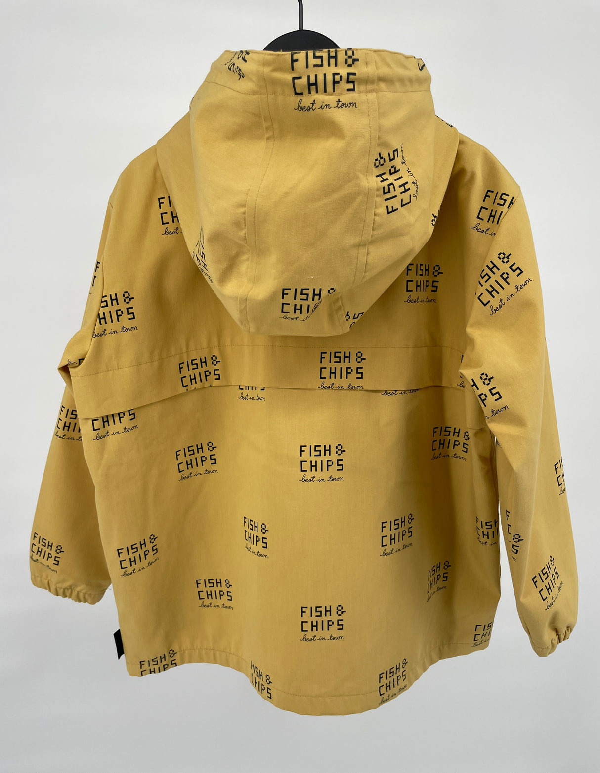 Pullover Jas Geel Fish & Chips Maat 140