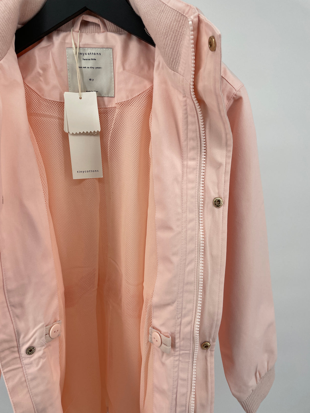 Jas Licht Roze Maat 140