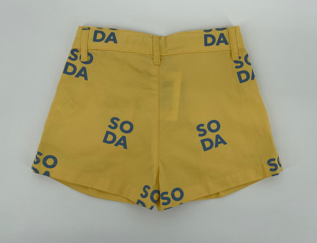 Korte Broek Geel SODA Maat 104