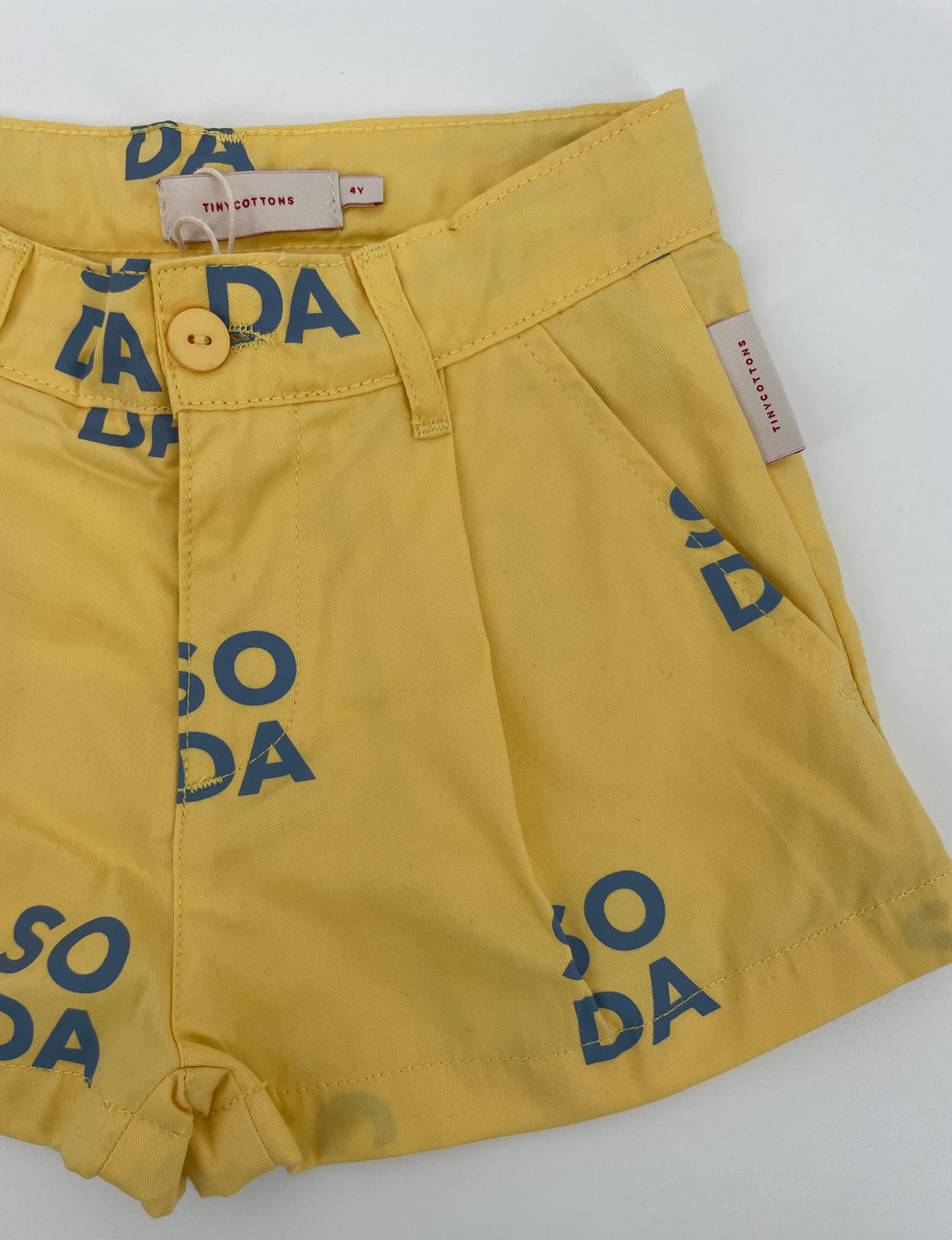 Korte Broek Geel SODA Maat 104