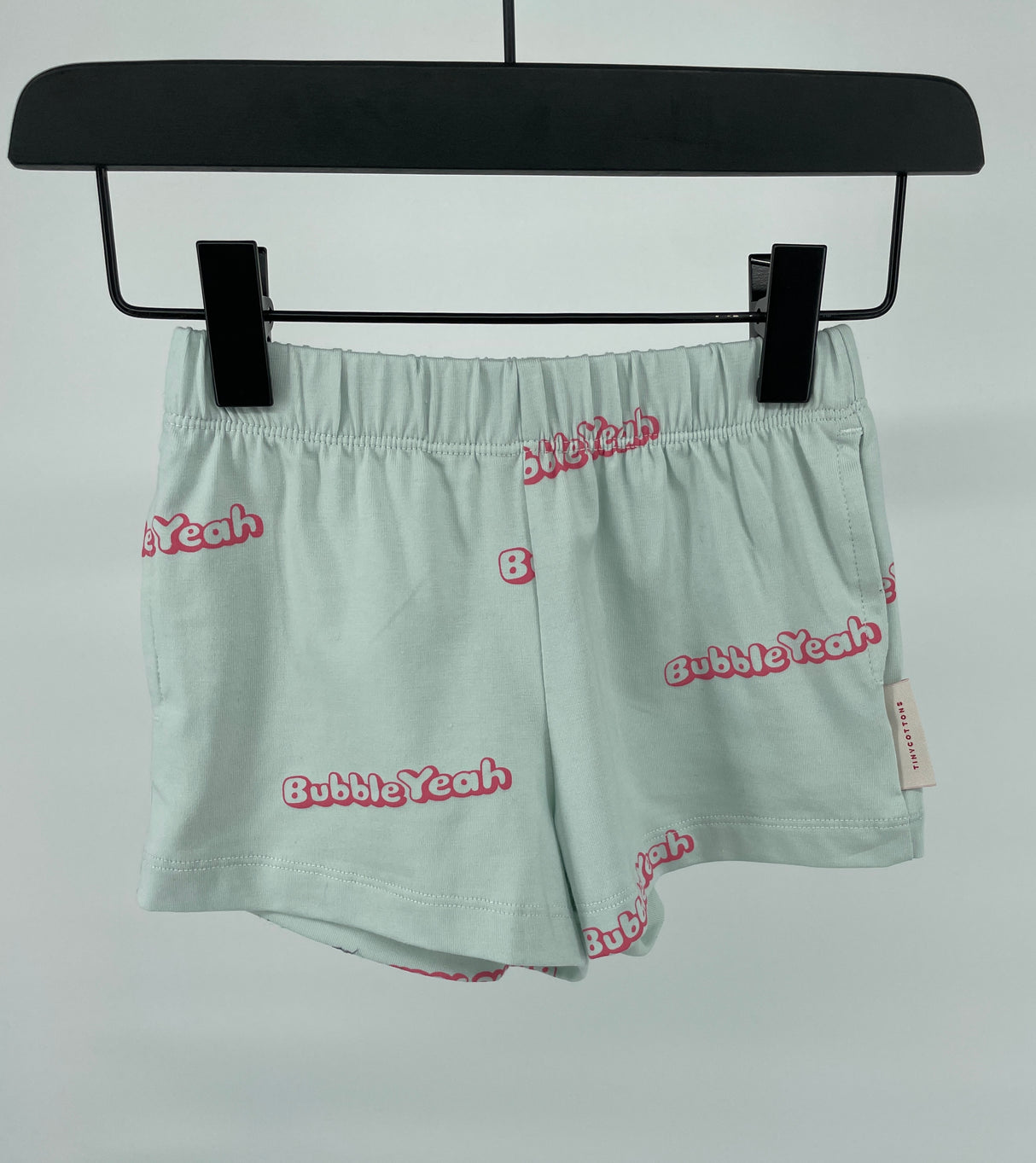 Korte Broek Mint Groen Bubble Yeah Maat 74