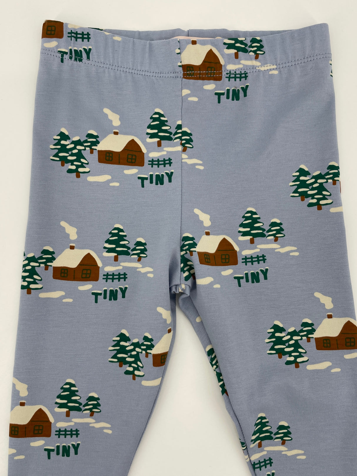 Legging Lichtblauw Berglandschap Maat 80