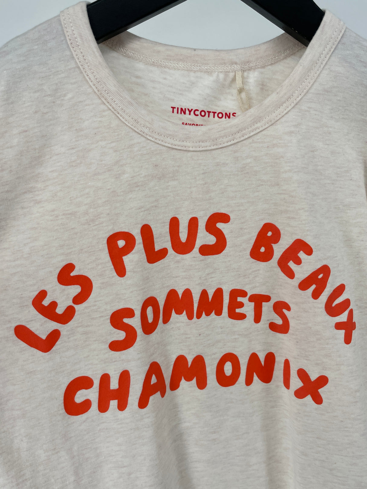 Longsleeve Beige met Tekst Maat 104