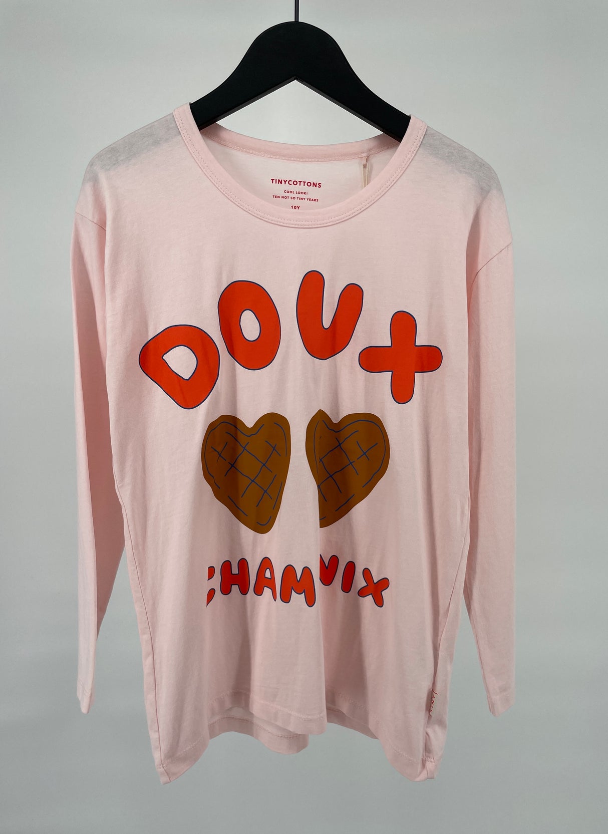 Longsleeve Roze DOUX Chamonix Hartjes Maat 140