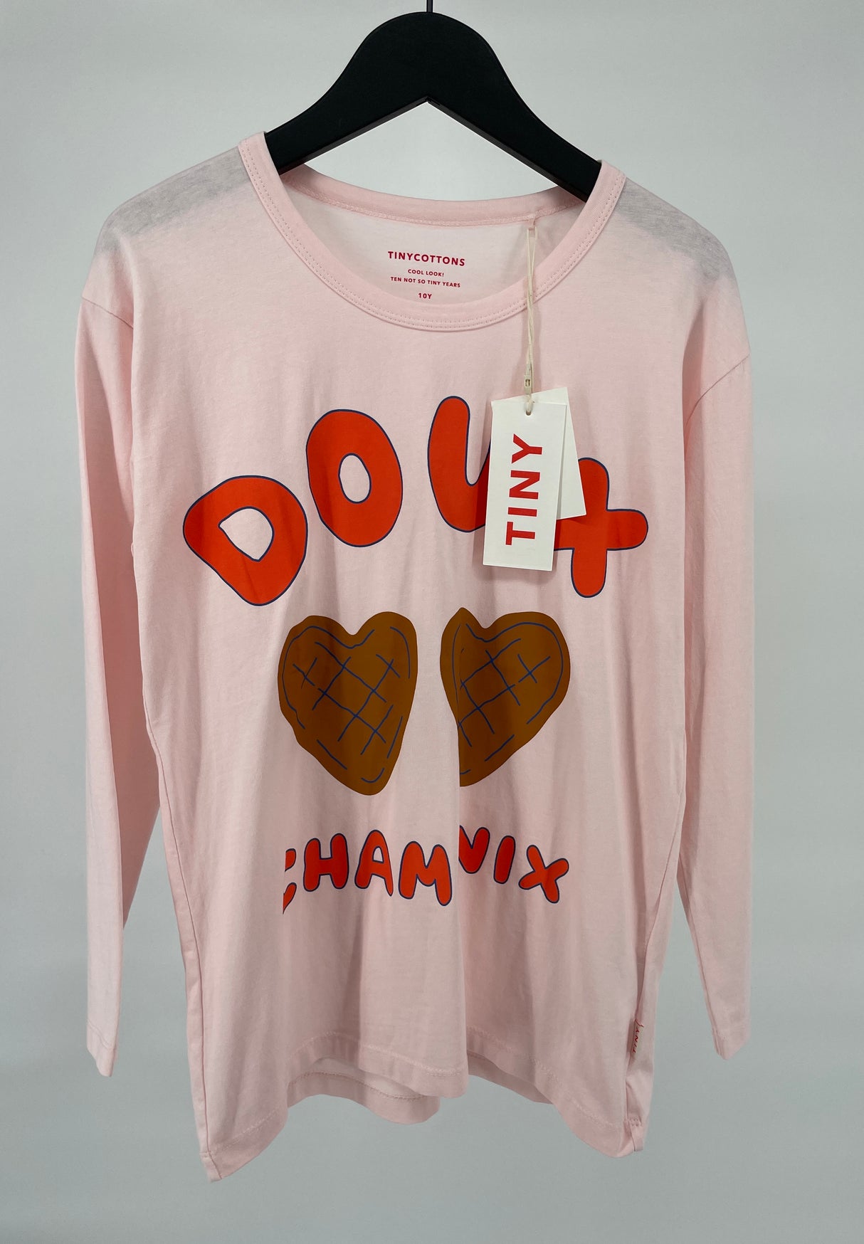Longsleeve Roze DOUX Chamonix Hartjes Maat 140