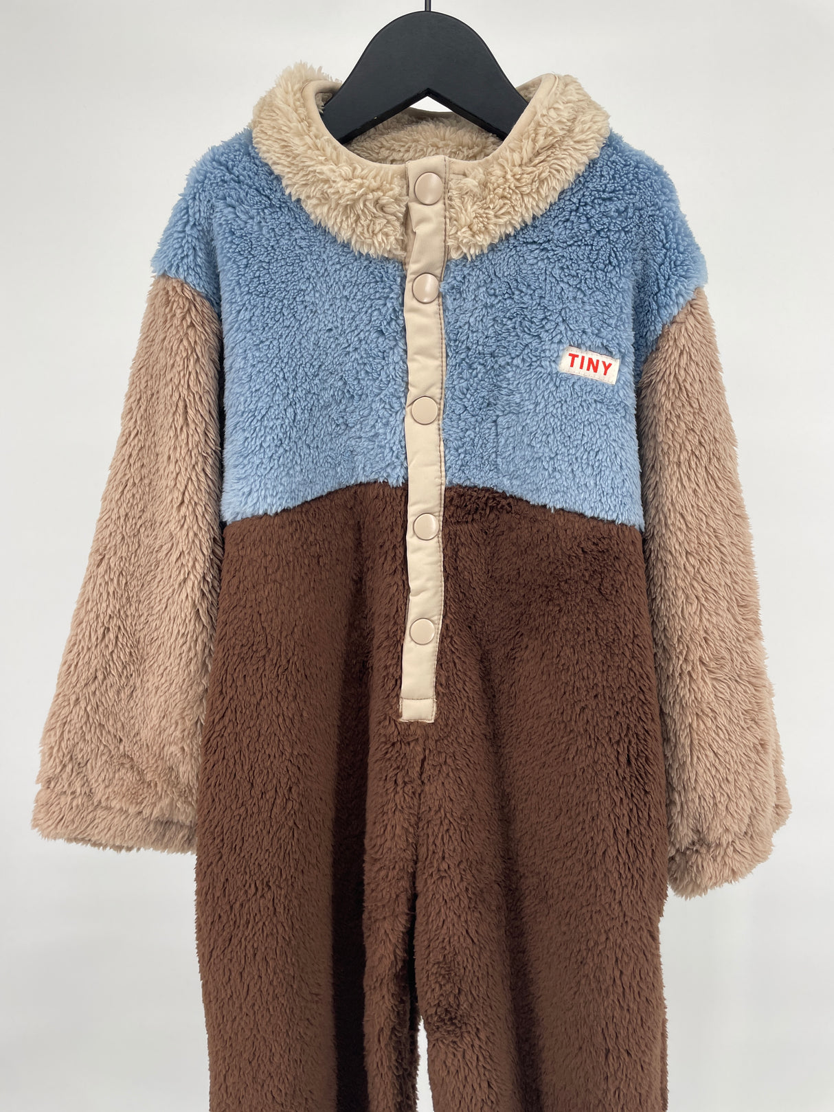 One Piece Bruin Lichtblauw Maat 104