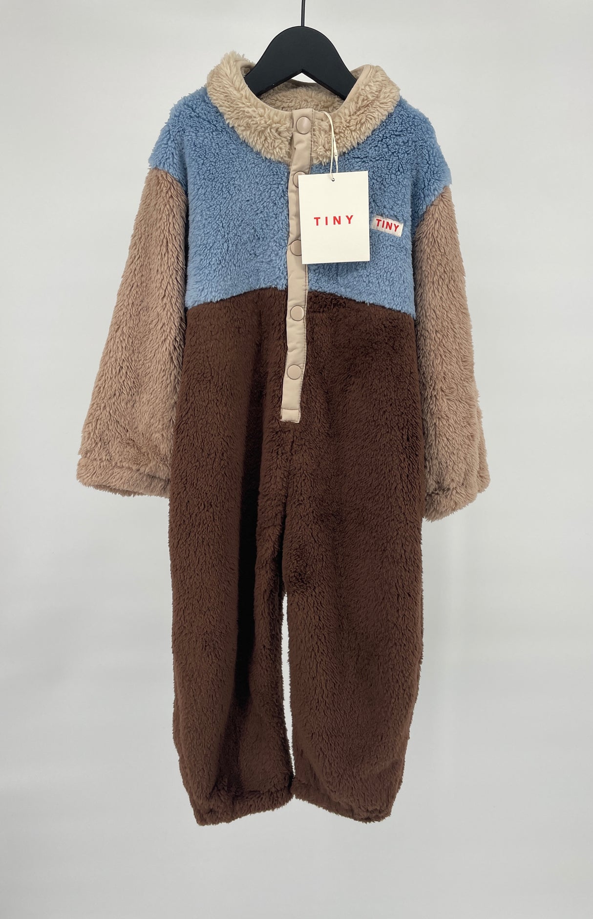 One Piece Bruin Lichtblauw Maat 104