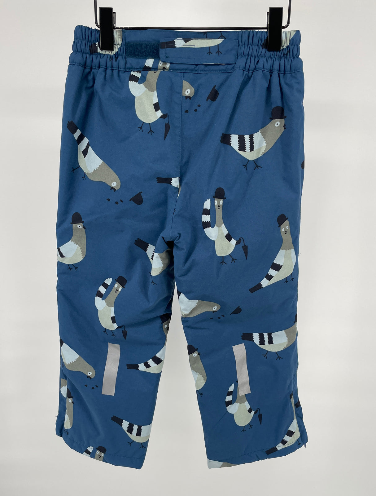 Sneeuwbroek Blauw Duiven Print Maat 116