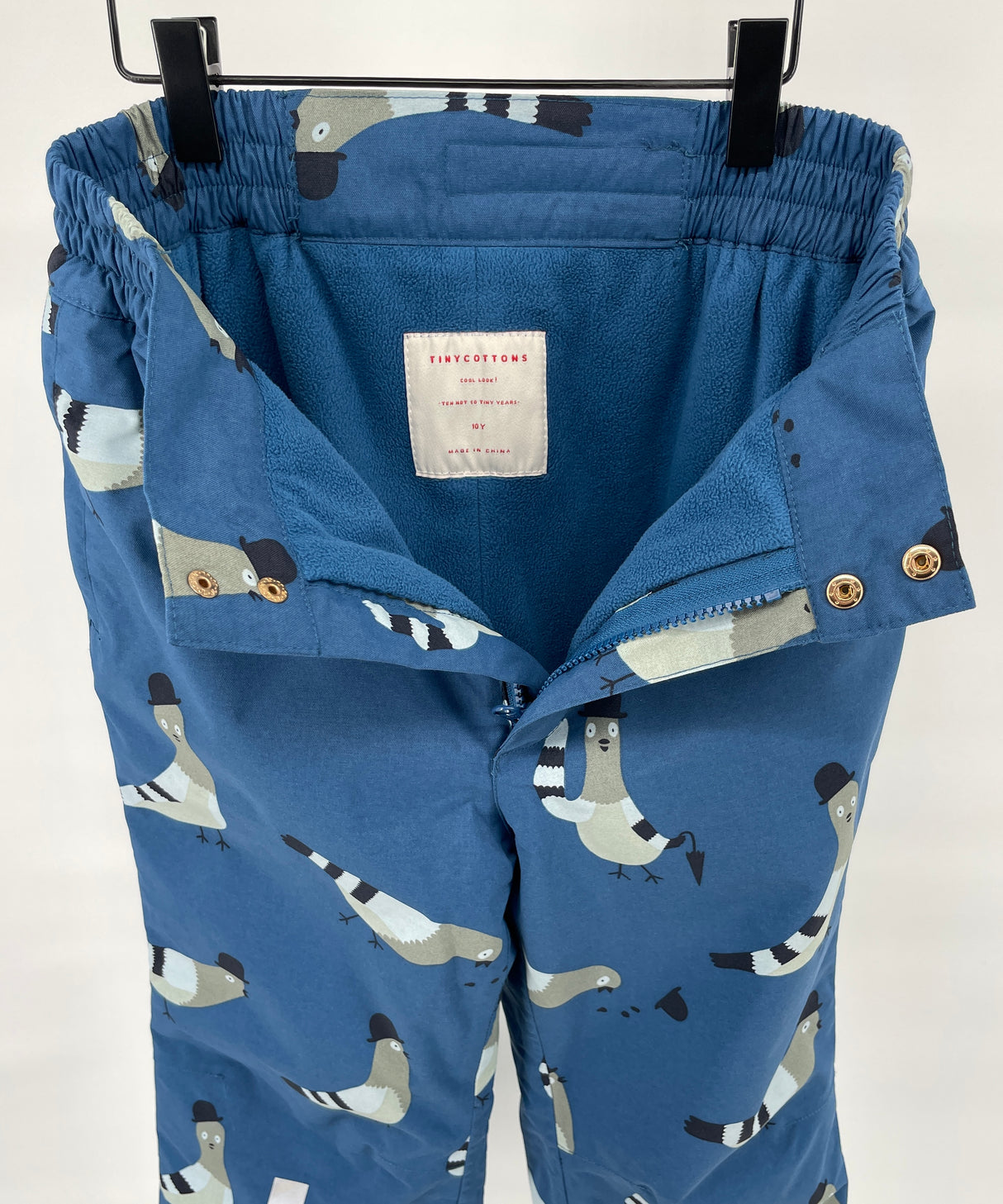 Sneeuwbroek Blauw Duiven Maat 140