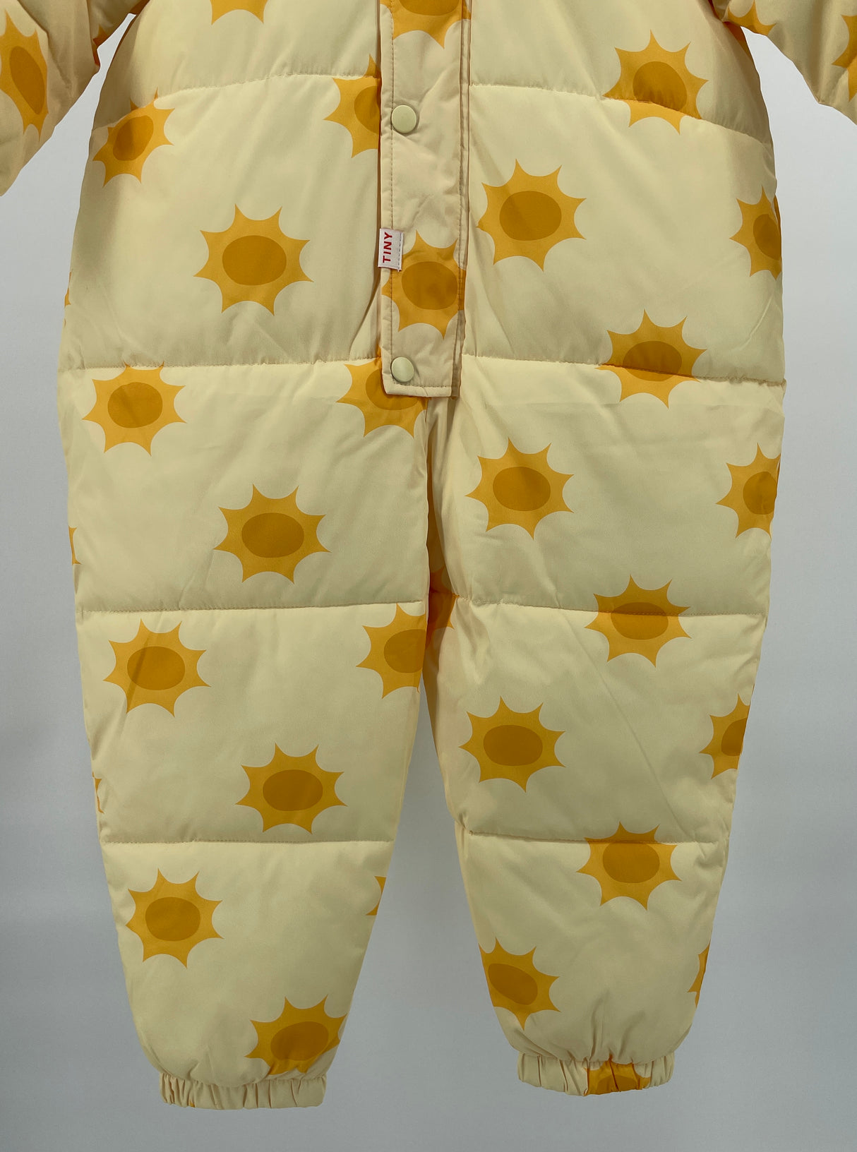 Sneeuwpak Overal Geel Zonnetjes Print Maat 104