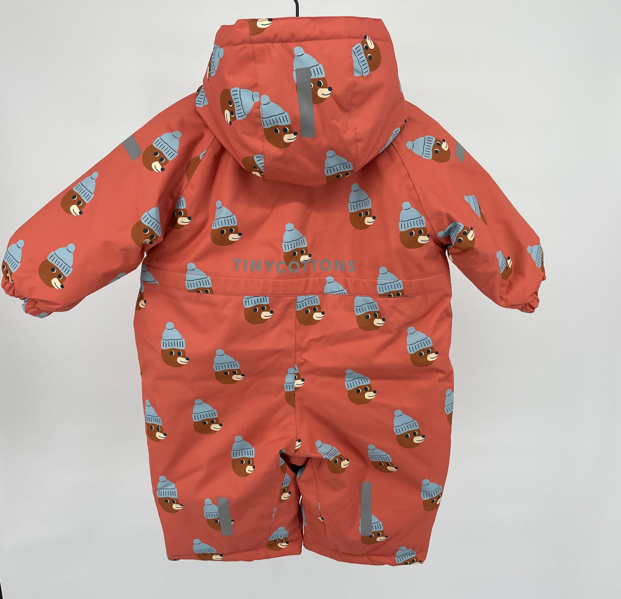 Sneeuwpak Overal Oranje Beren Print Maat 86