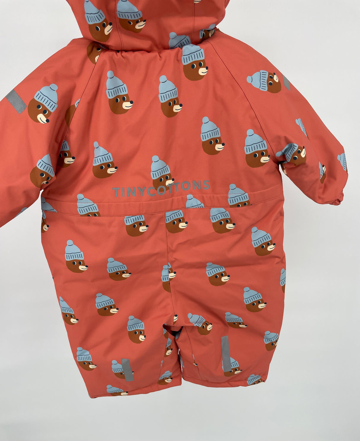 Sneeuwpak Overal Oranje Beren Print Maat 86