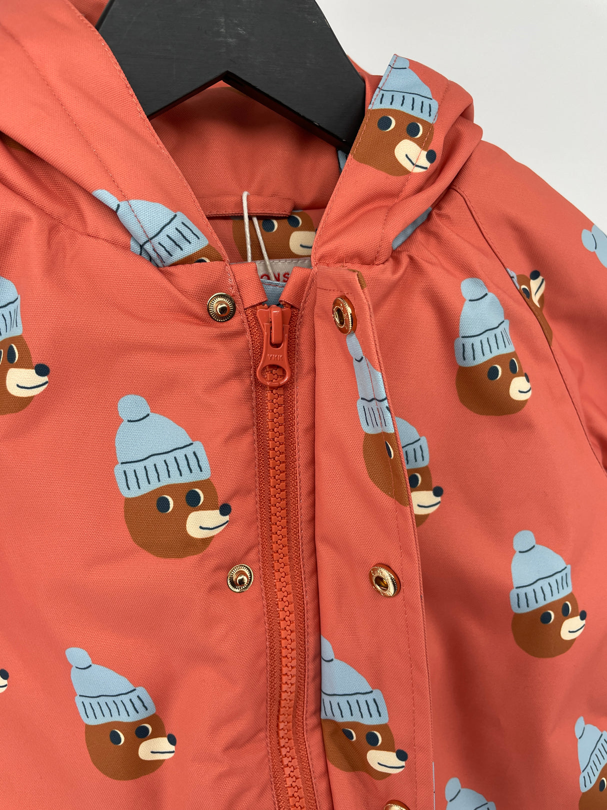 Sneeuwpak Overal Oranje Beren Print Maat 86